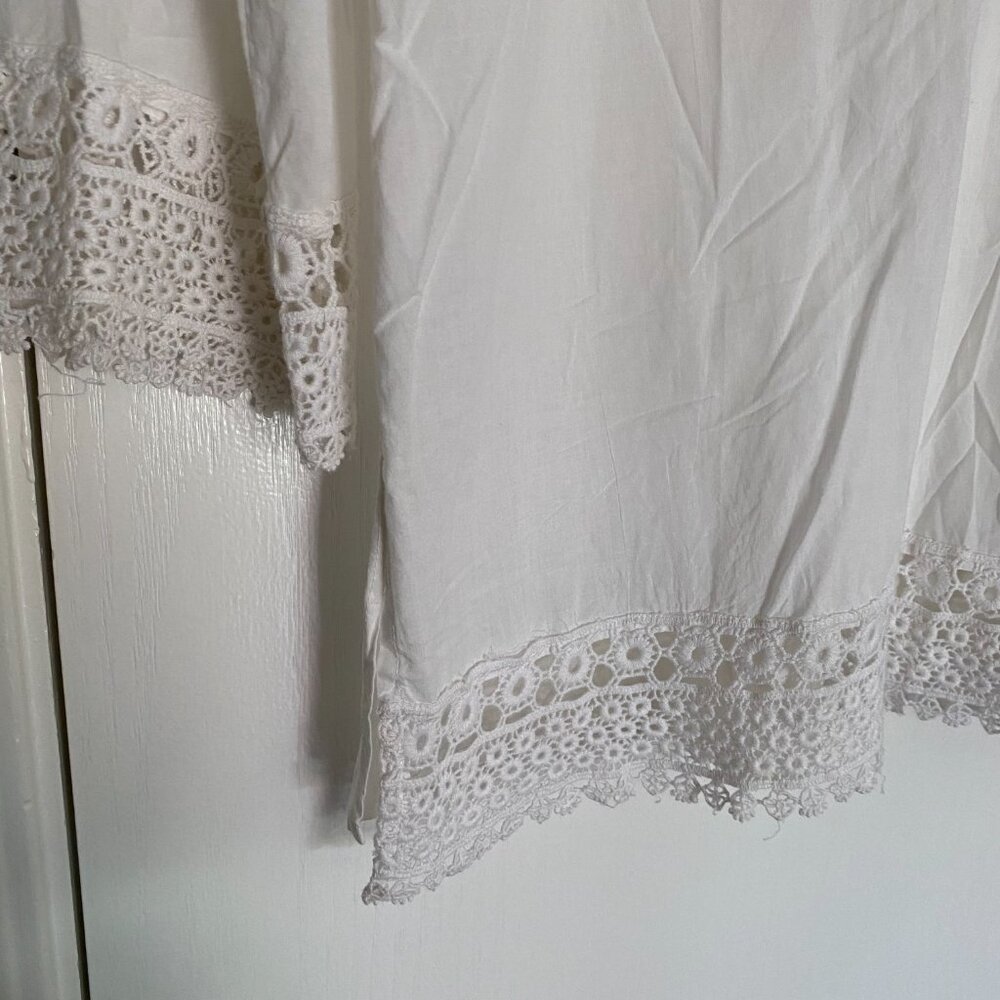 asha cotton crochet tunic top - Picture 4 of 5